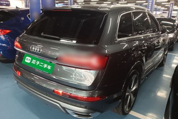 Used Audi Q7 2021 55 TFSI quattro S line Prestige Edition Rear Right 45 Deg