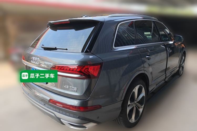 Used Audi Q7 2021 45 TFSI quattro S line Sport model Rear Right 45 Deg