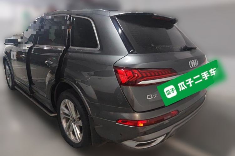 Used Audi Q7 2021 45 TFSI quattro S line Sport model Rear Left 45 Deg