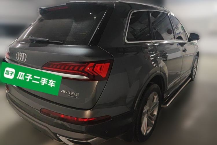 Used Audi Q7 2021 45 TFSI quattro S line Sport model Rear Right 45 Deg