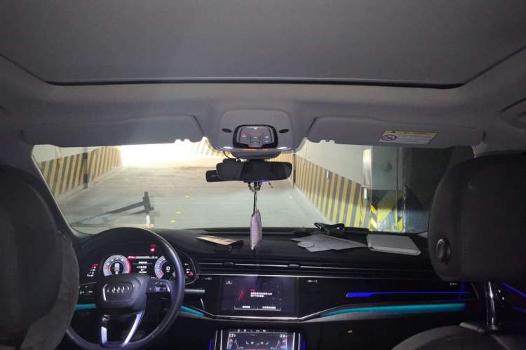 Used Audi Q7 2021 55 TFSI quattro S line Sport model Headliner