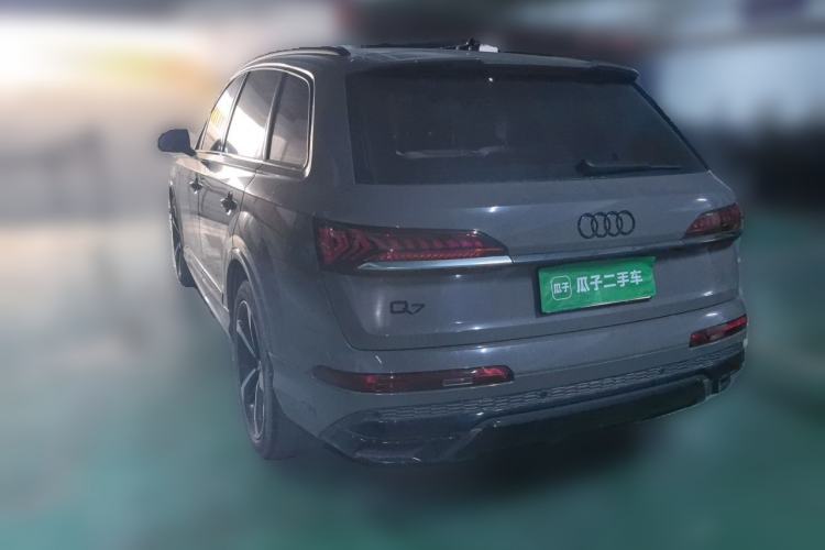 Used Audi Q7 2021 55 TFSI quattro S line Sport model Rear Left 45 Deg