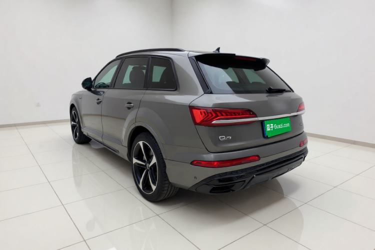 Used Audi Q7 2021 55 TFSI quattro S line Sport model Rear Left 45 Deg