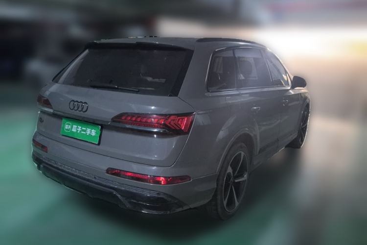 Used Audi Q7 2021 55 TFSI quattro S line Sport model Rear Right 45 Deg