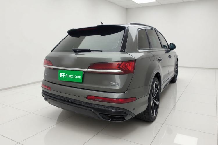 Used Audi Q7 2021 55 TFSI quattro S line Sport model Rear Right 45 Deg