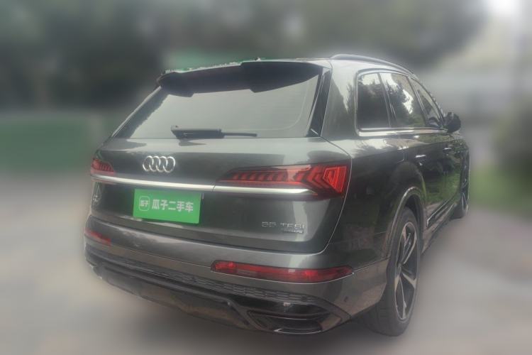 Used Audi Q7 2021 55 TFSI quattro S line Sport model Rear Right 45 Deg