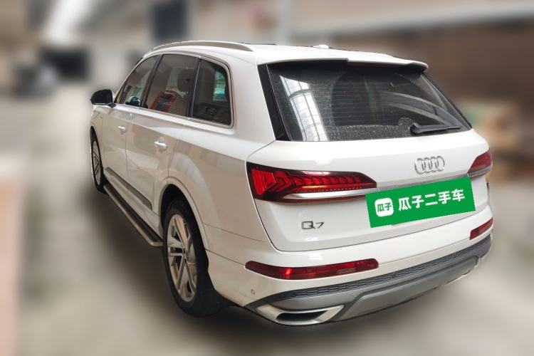 Used Audi Q7 2021 45 TFSI quattro S line Sport model Rear Left 45 Deg