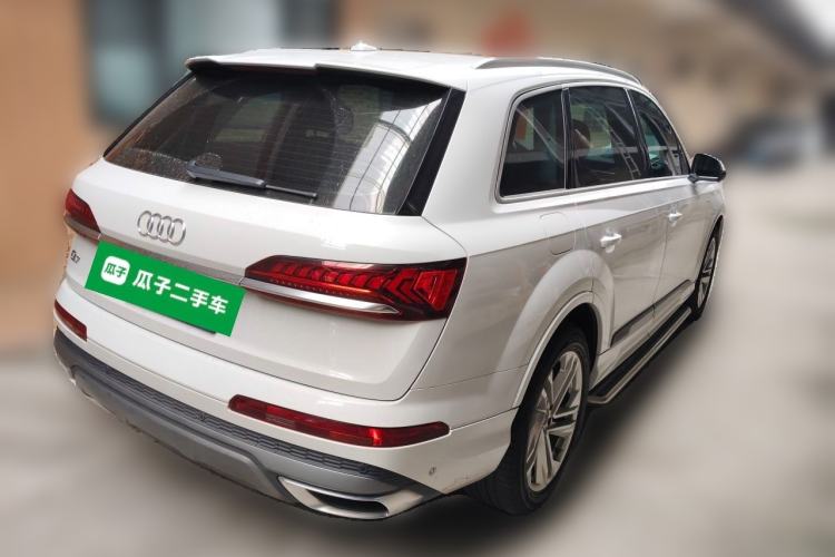 Used Audi Q7 2021 45 TFSI quattro S line Sport model Rear Right 45 Deg