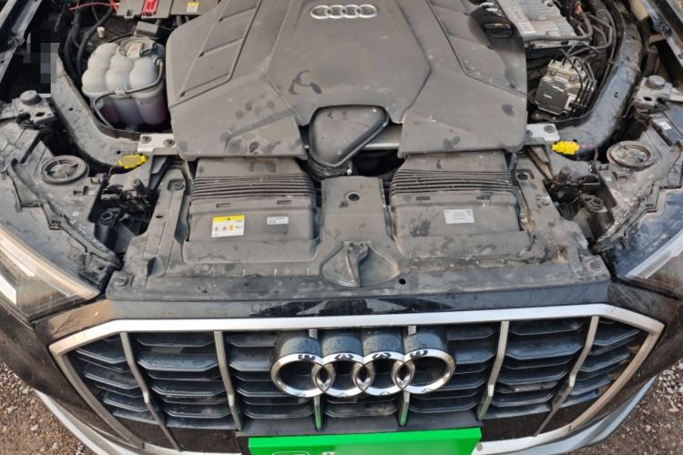 Used Audi Q7 2022 55 TFSI quattro S line Sport model Engine Bay