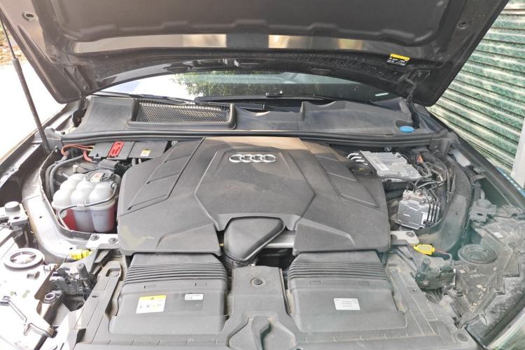 Used Audi Q7 2022 55 TFSI quattro S line Sport model Engine Bay