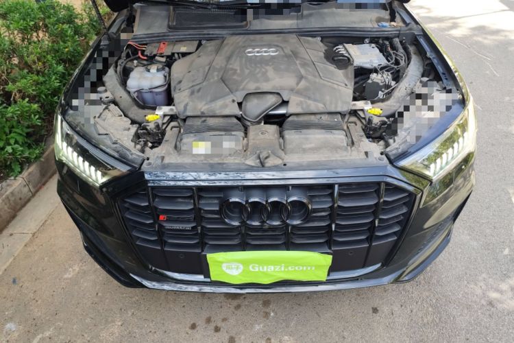 Used Audi Q7 2022 55 TFSI quattro S line Ice and Snow Sports Edition Engine Bay