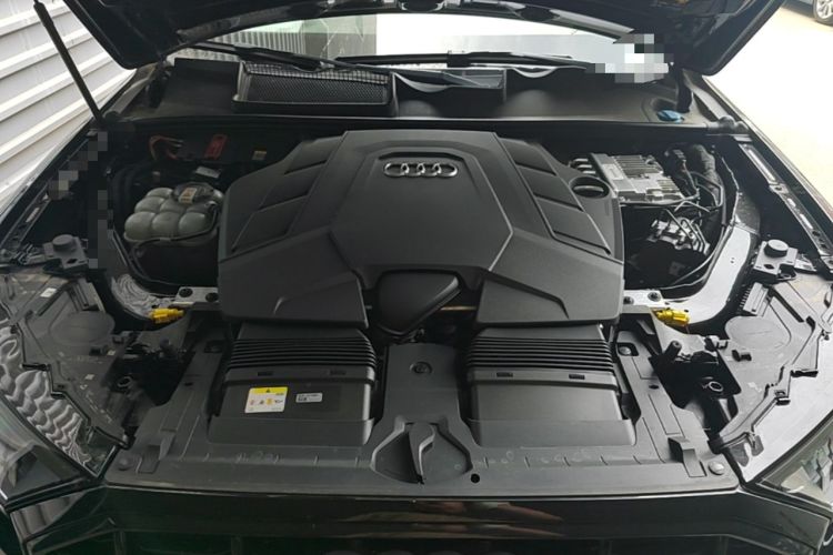 Used Audi Q7 2022 55 TFSI quattro S line Sport model Engine Bay