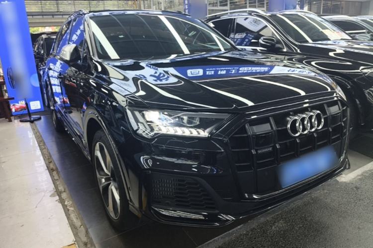 Used Audi Q7 2022 55 TFSI quattro S line Prestige Edition Front Right 45 Deg