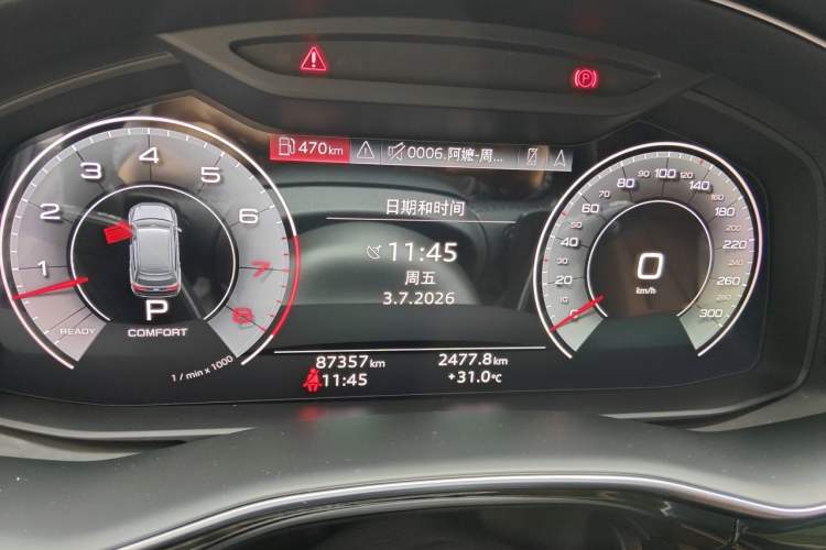 Used Audi Q7 2022 55 TFSI quattro S line Sport model Instrument Cluster