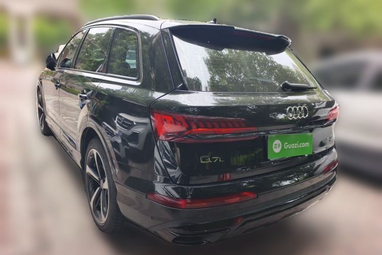 Used Audi Q7 2022 55 TFSI quattro S line Sport model Rear Left 45 Deg