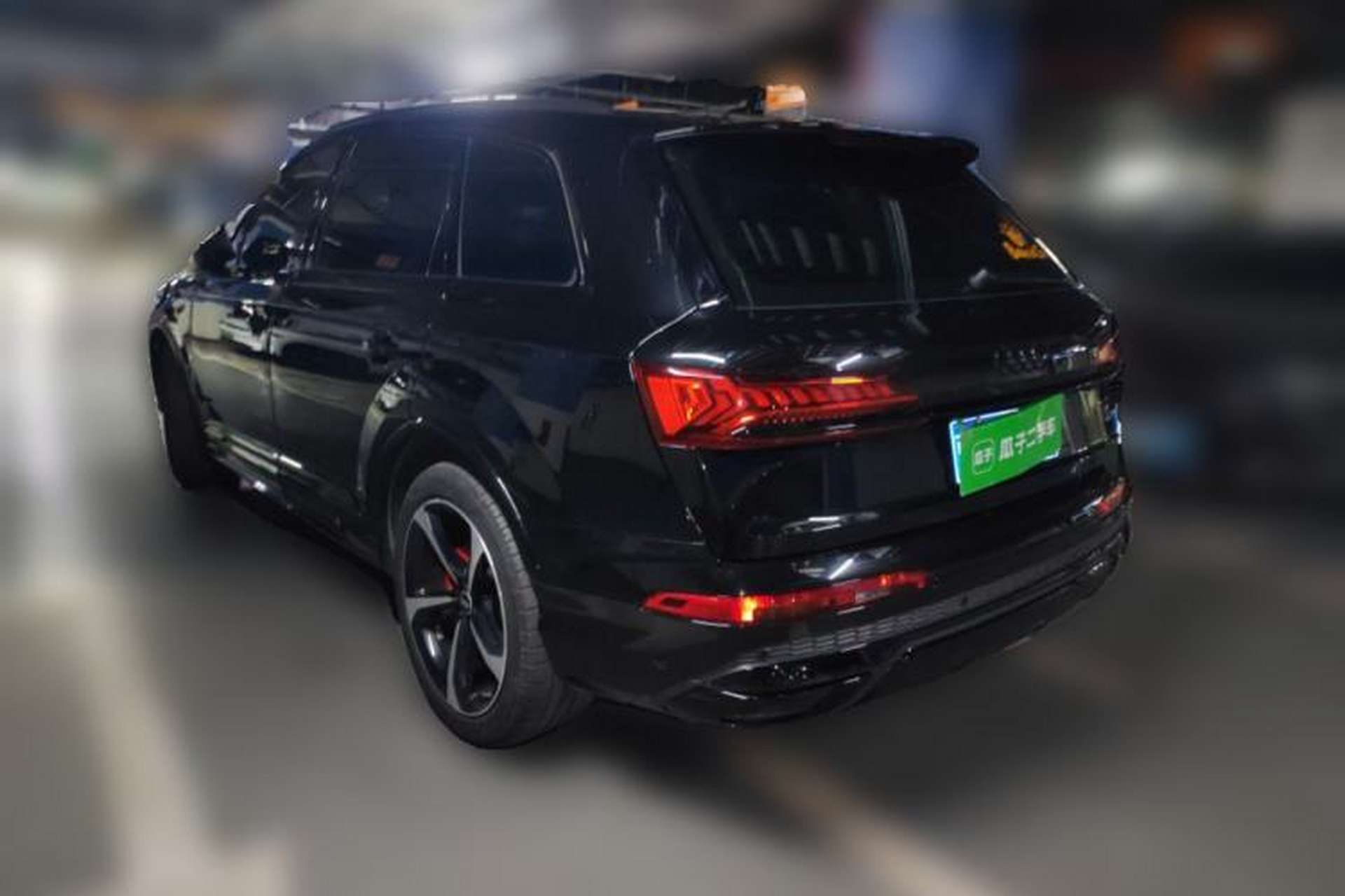 Used Audi Q7 2022 55 TFSI quattro S line Ice and Snow Sports Edition Rear Left 45 Deg