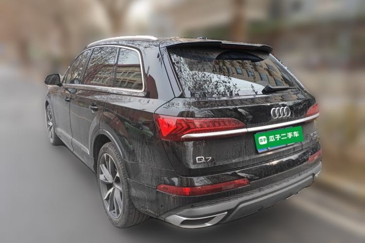 Used Audi Q7 2022 55 TFSI quattro S line Sport model Rear Left 45 Deg