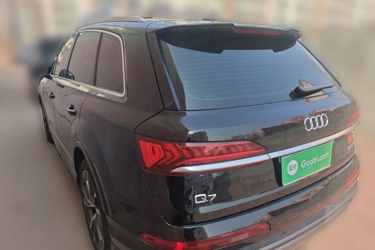 Used Audi Q7 2022 55 TFSI quattro S line Sport model Rear Left 45 Deg
