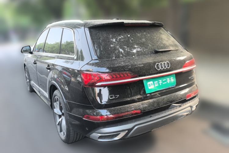 Used Audi Q7 2022 55 TFSI quattro S line Sport model Rear Left 45 Deg