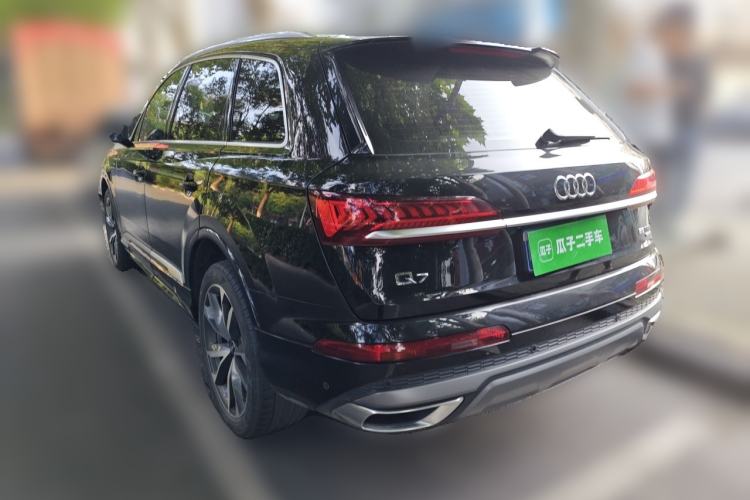 Used Audi Q7 2022 55 TFSI quattro S line Sport model Rear Left 45 Deg