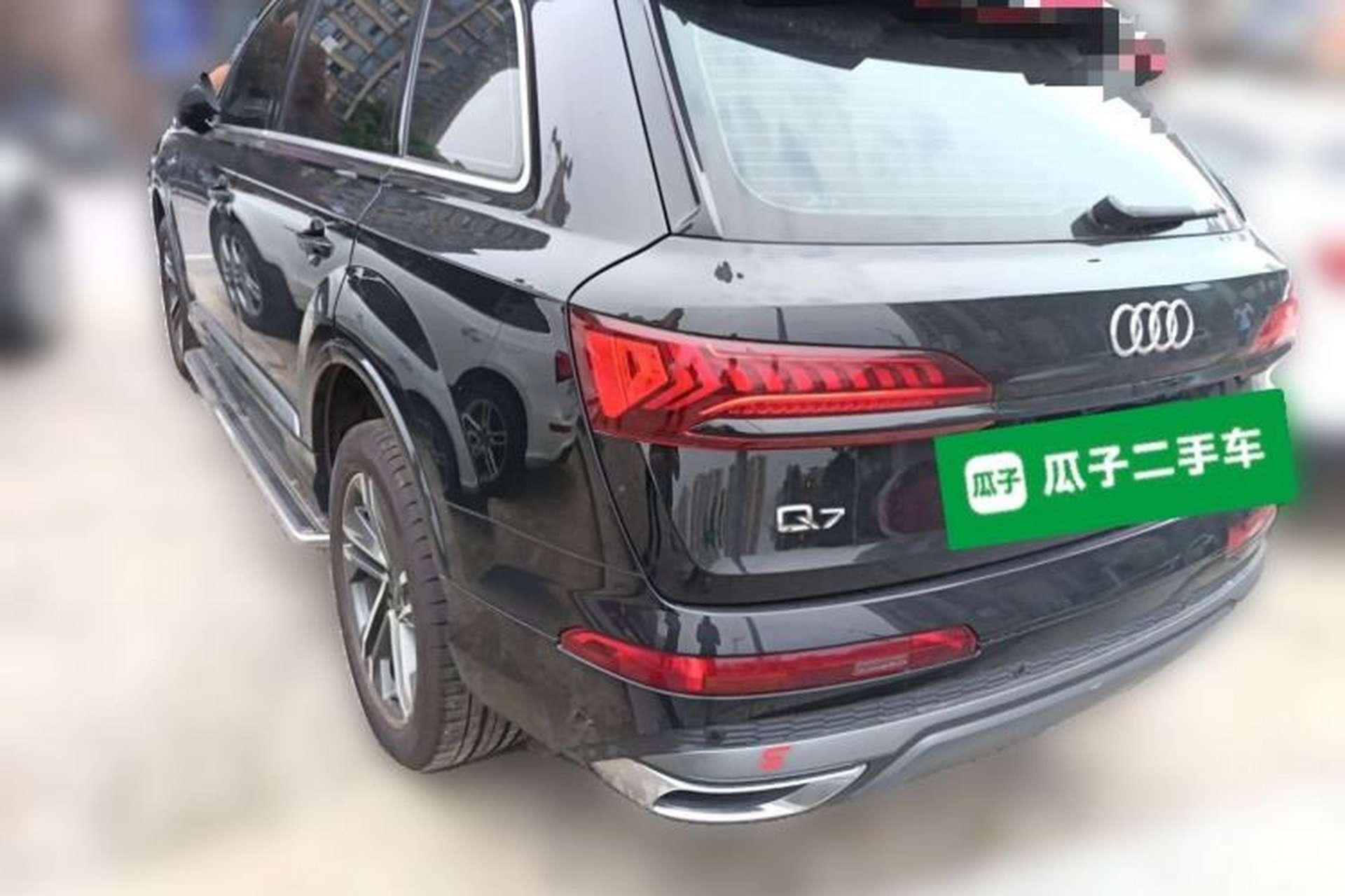 Used Audi Q7 2022 45 TFSI quattro S line Sport Edition Rear Left 45 Deg