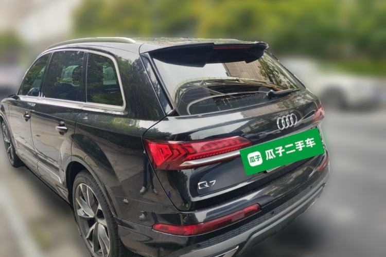 Used Audi Q7 2022 55 TFSI quattro S line Sport model Rear Left 45 Deg