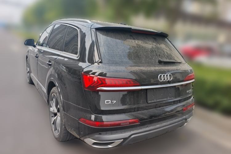 Used Audi Q7 2022 55 TFSI quattro S line Sport model Rear Left 45 Deg