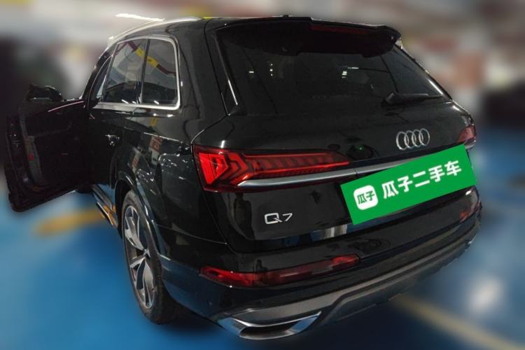 Used Audi Q7 2022 55 TFSI quattro S line Sport model Rear Left 45 Deg