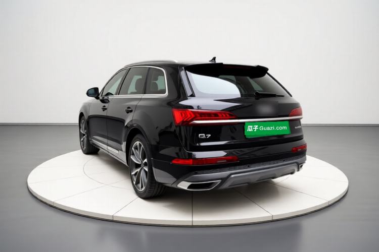 Used Audi Q7 2022 55 TFSI quattro S line Sport model Rear Left 45 Deg