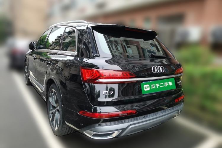Used Audi Q7 2022 55 TFSI quattro S line Sport model Rear Left 45 Deg