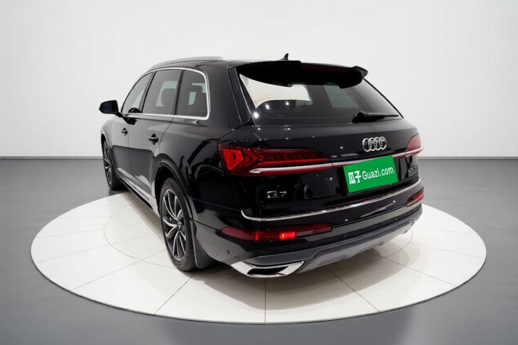 Used Audi Q7 2022 55 TFSI quattro S line Sport model Rear Left 45 Deg