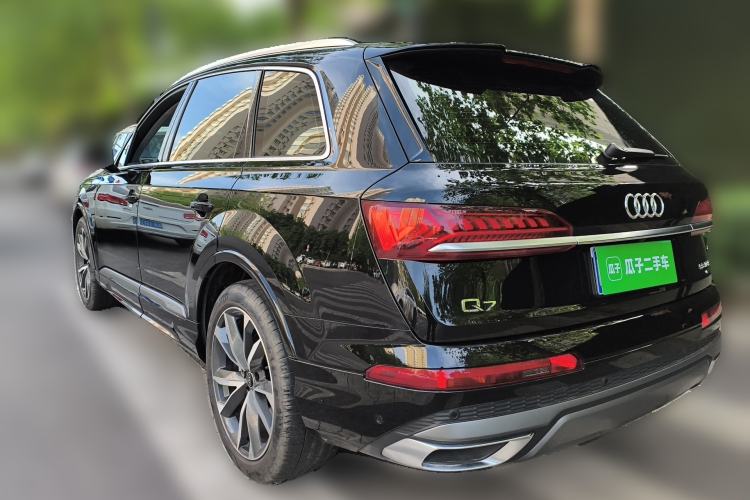 Used Audi Q7 2022 55 TFSI quattro S line Sport model Rear Left 45 Deg