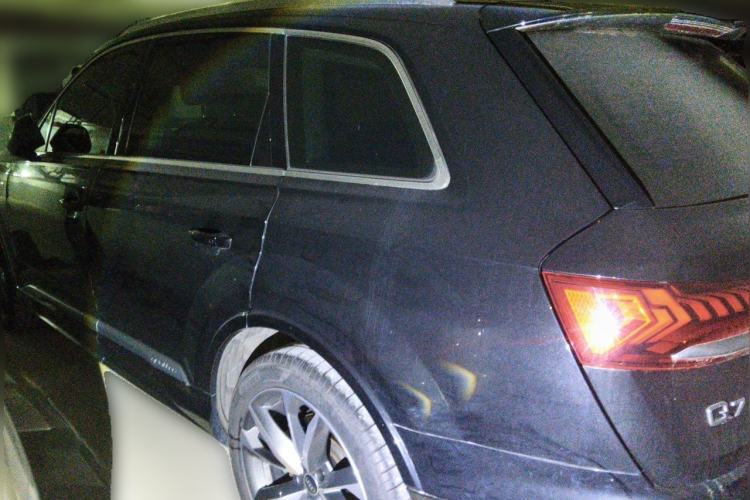 Used Audi Q7 2022 55 TFSI quattro S line Sport model Rear Left 45 Deg