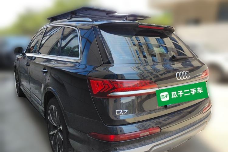 Used Audi Q7 2022 55 TFSI quattro S line Sport model Rear Left 45 Deg