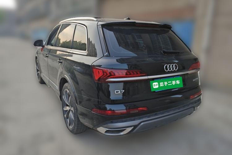 Used Audi Q7 2022 55 TFSI quattro S line Sport model Rear Left 45 Deg