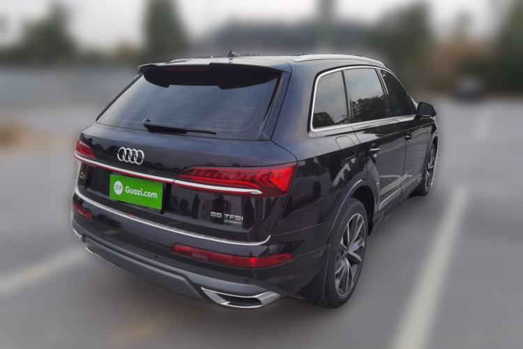 Used Audi Q7 2022 55 TFSI quattro S line Sport model Rear Right 45 Deg
