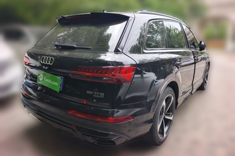 Used Audi Q7 2022 55 TFSI quattro S line Sport model Rear Right 45 Deg