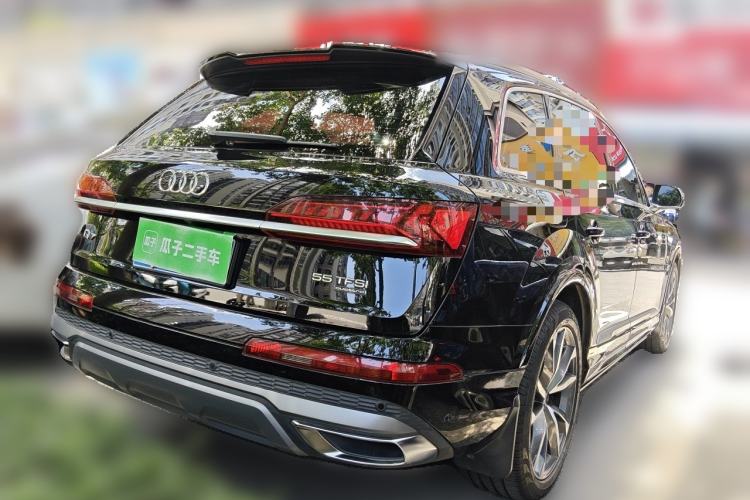 Used Audi Q7 2022 55 TFSI quattro S line Sport model Rear Right 45 Deg