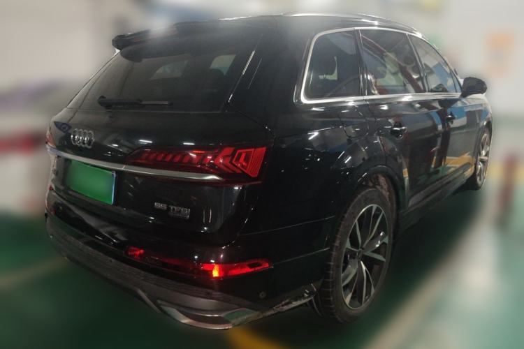 Used Audi Q7 2022 55 TFSI quattro S line Sport model Rear Right 45 Deg