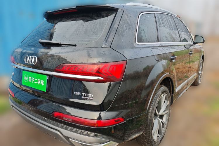 Used Audi Q7 2022 55 TFSI quattro S line Sport model Rear Right 45 Deg