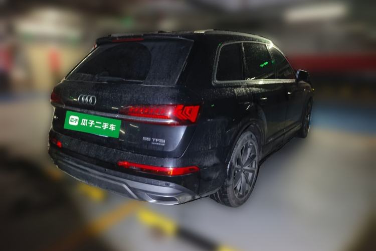 Used Audi Q7 2022 55 TFSI quattro S line Sport model Rear Right 45 Deg