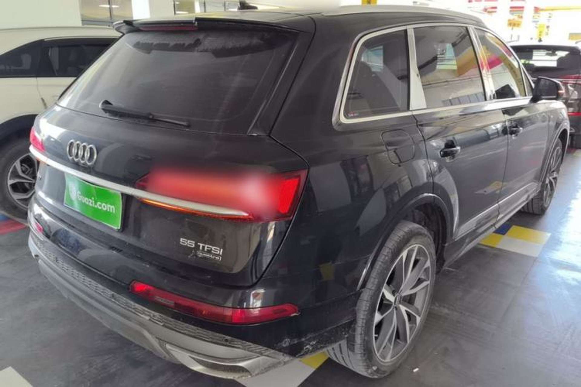 Used Audi Q7 2022 55 TFSI quattro S line Sport model Rear Right 45 Deg