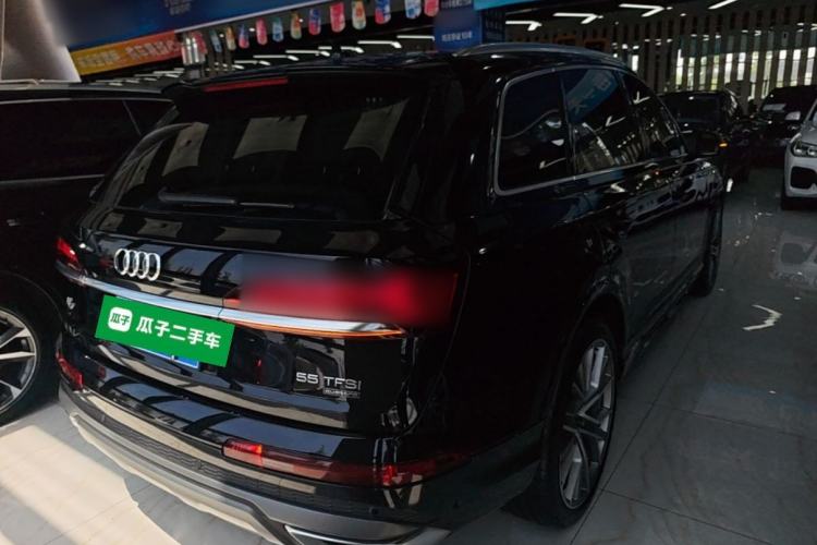Used Audi Q7 2022 55 TFSI quattro S line Sport model Rear Right 45 Deg