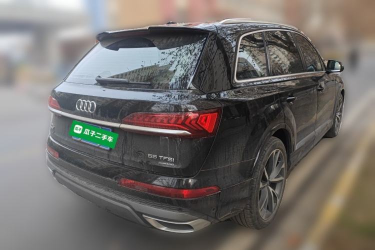 Used Audi Q7 2022 55 TFSI quattro S line Sport model Rear Right 45 Deg