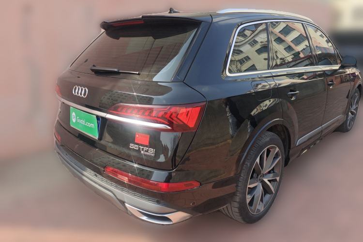 Used Audi Q7 2022 55 TFSI quattro S line Sport model Rear Right 45 Deg