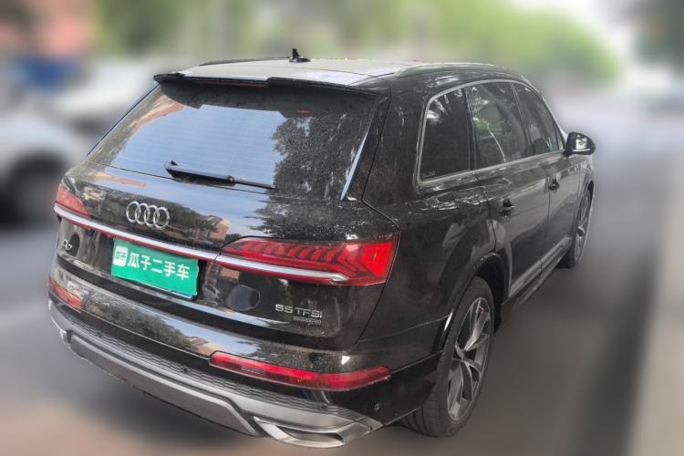Used Audi Q7 2022 55 TFSI quattro S line Sport model Rear Right 45 Deg