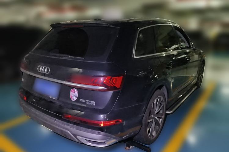 Used Audi Q7 2022 55 TFSI quattro S line Sport model Rear Right 45 Deg
