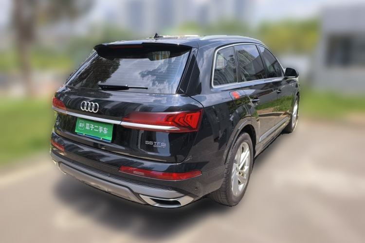 Used Audi Q7 2022 45 TFSI quattro S line Sport Edition Rear Right 45 Deg