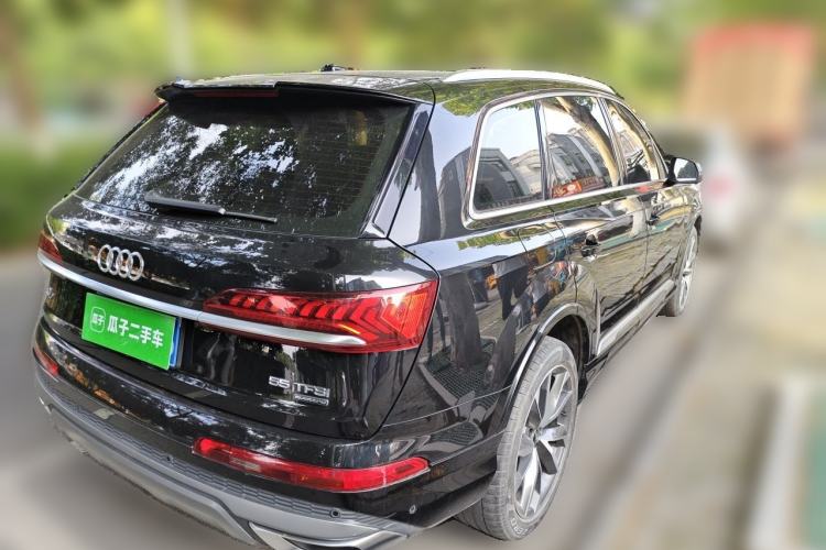 Used Audi Q7 2022 55 TFSI quattro S line Sport model Rear Right 45 Deg