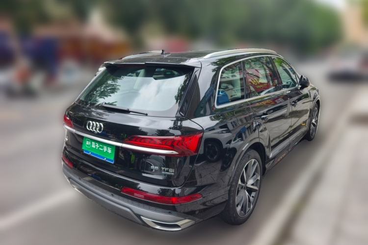 Used Audi Q7 2022 55 TFSI quattro S line Sport model Rear Right 45 Deg